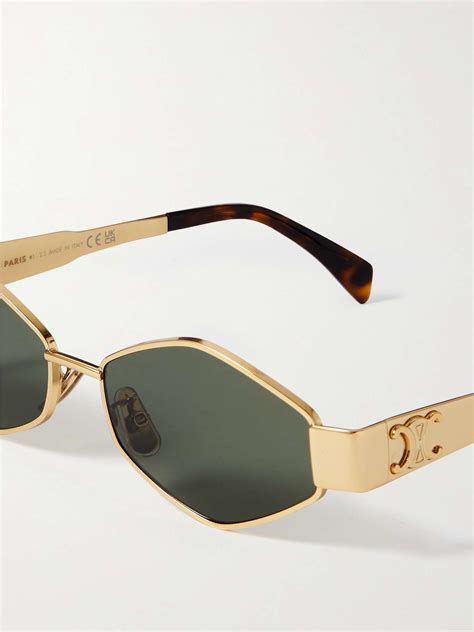 celine triomphe hexagonal sunglasses|TRIOMPHE WOMEN .